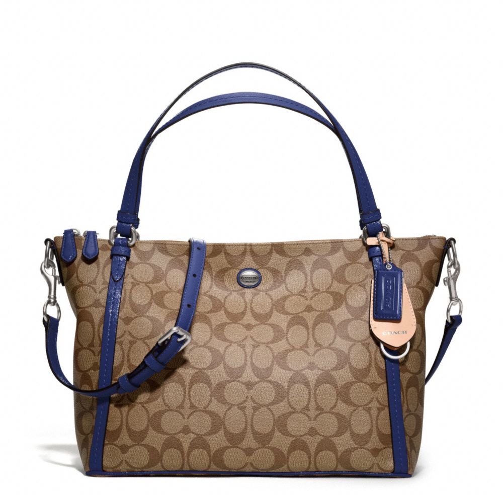 COACH F27020 - PEYTON SIGNATURE EAST/WEST CONVERTIBLE SHOULDER BAG ...