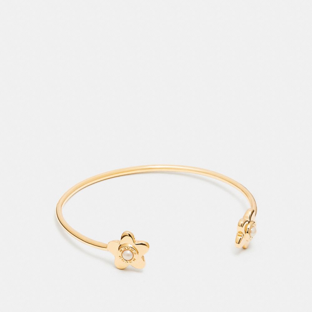 BLOOMING FLORA CUFF - GOLD - COACH F27172