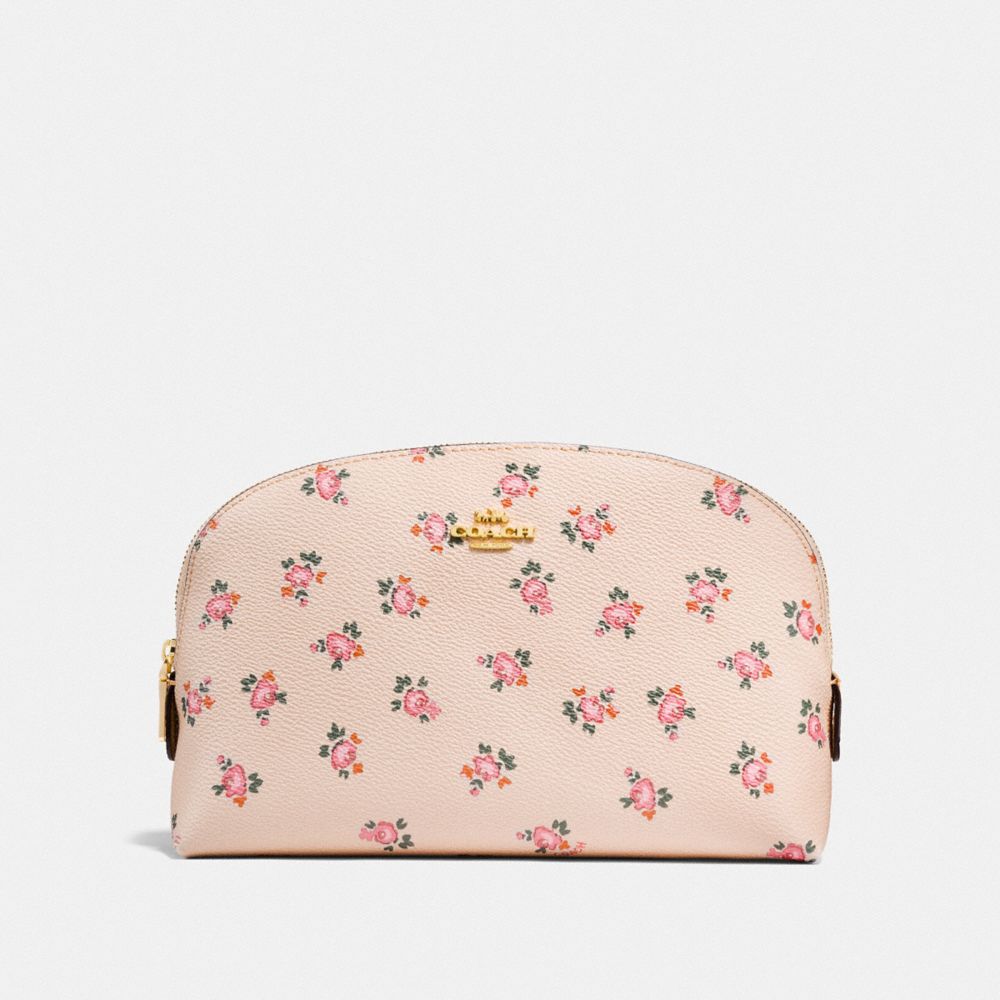 COACH F27279 - COSMETIC CASE 22 WITH FLORAL BLOOM PRINT LI/BEECHWOOD FLORAL BLOOM
