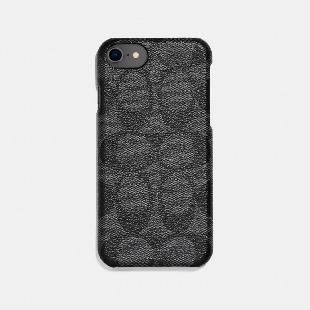 COACH F27296 SIGNATURE IPHONE 7/X CASE GREY