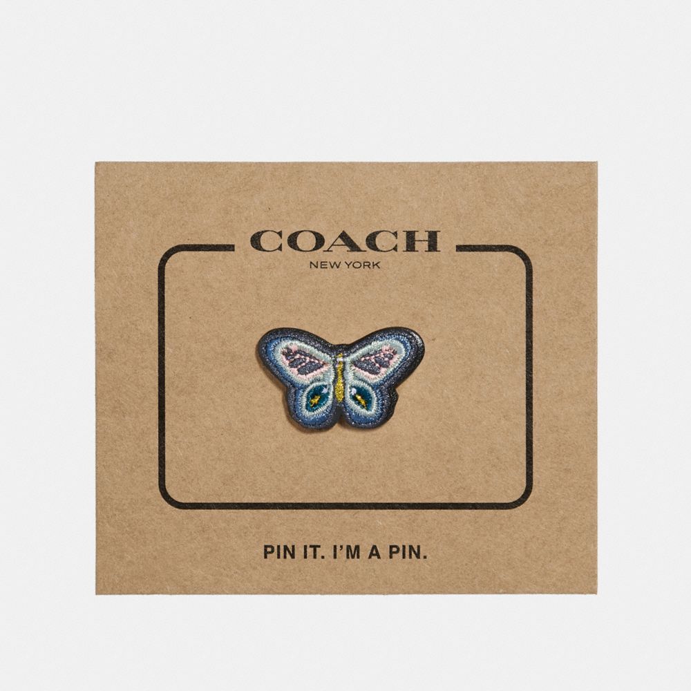 COACH f27367 BUTTERFLY PIN MULTICOLOR