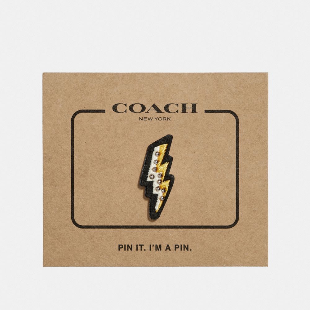 COACH F27372 LIGHTNING BOLT PIN MULTICOLOR