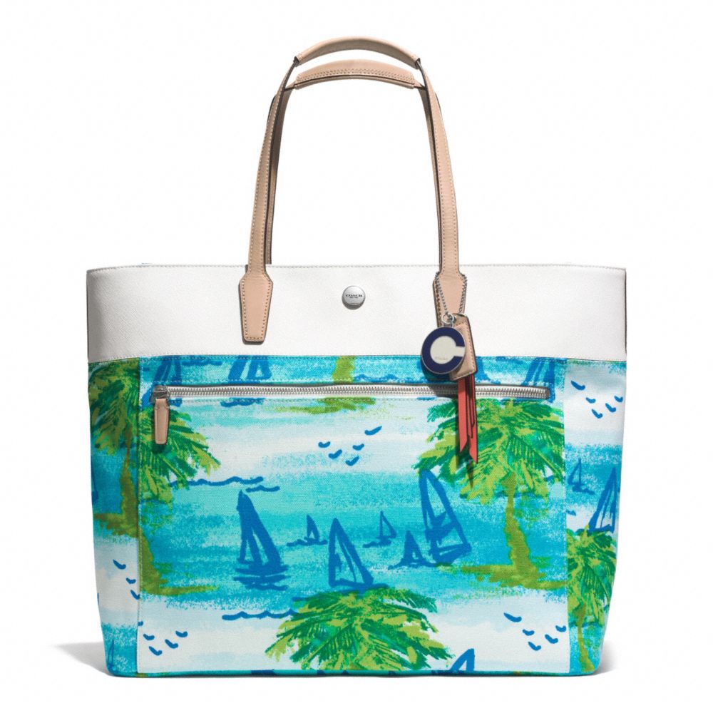 coach beach tote