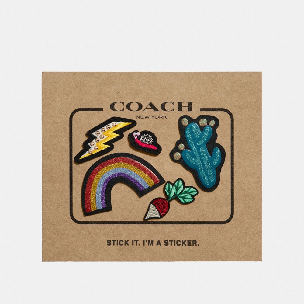 COACH F27396 - COOL STICKER SET MULTICOLOR