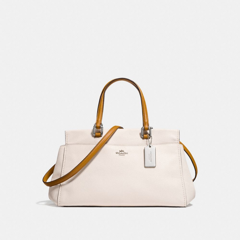 FULTON SATCHEL IN COLORBLOCK - CHALK MULTI/SILVER - COACH F27420