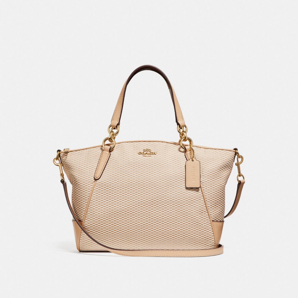 COACH F27576 - SMALL KELSEY SATCHEL MILK/BEECHWOOD/LIGHT GOLD