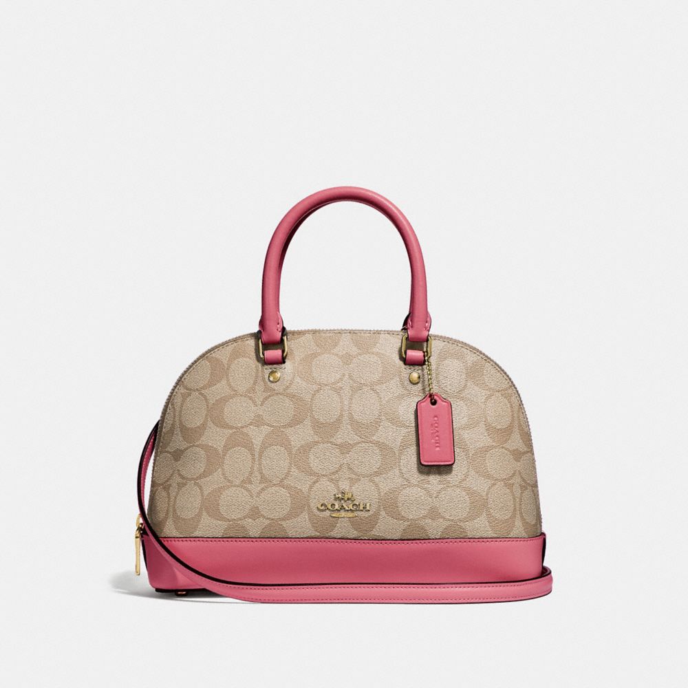 Tas Coach F37232 Mini Sierra Satchel In Signature Crossbody Bag