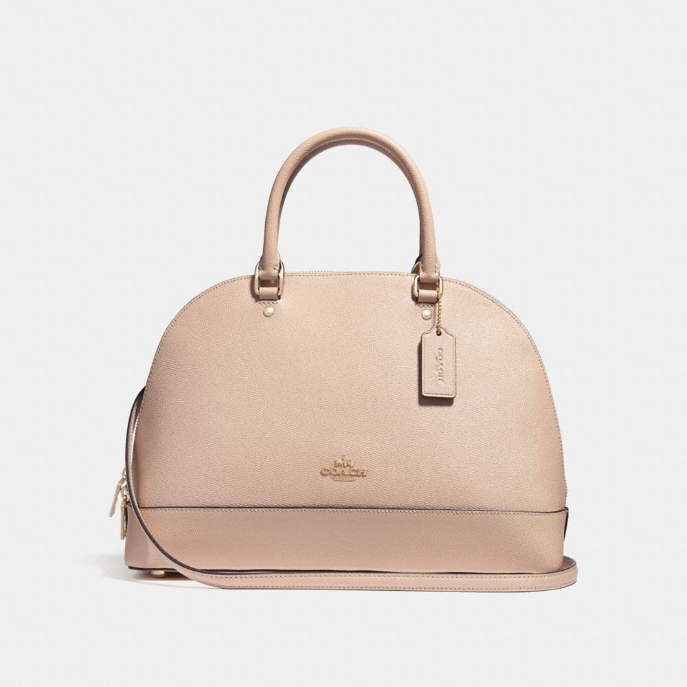 SIERRA SATCHEL - f27590 - LIGHT GOLD/NUDE PINK