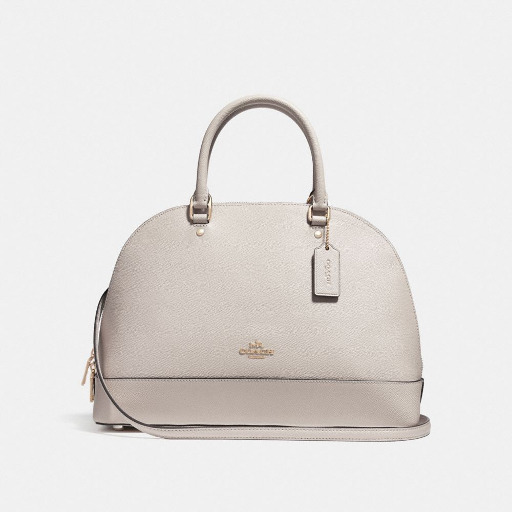 SIERRA SATCHEL - COACH f27590 - CHALK/IMITATION GOLD