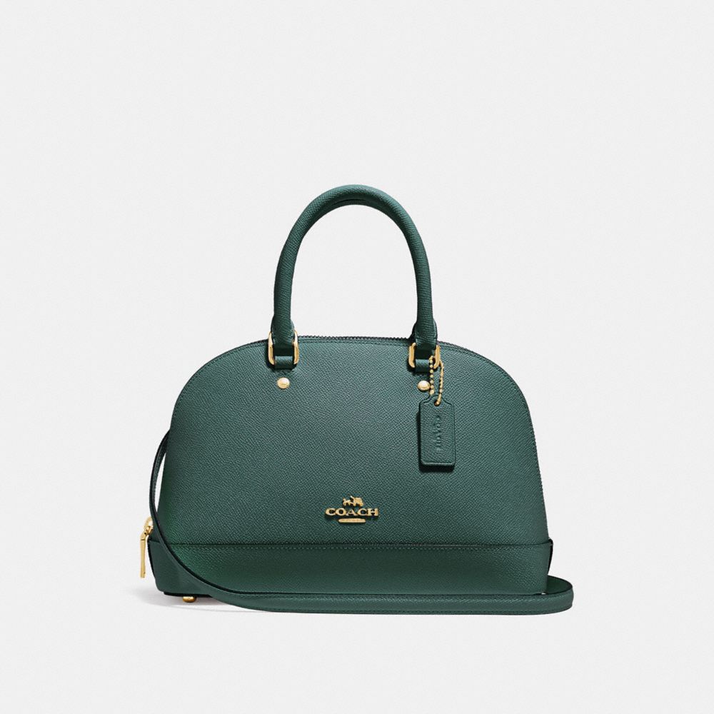 MINI SIERRA SATCHEL - F27591 - DARK TURQUOISE/LIGHT GOLD