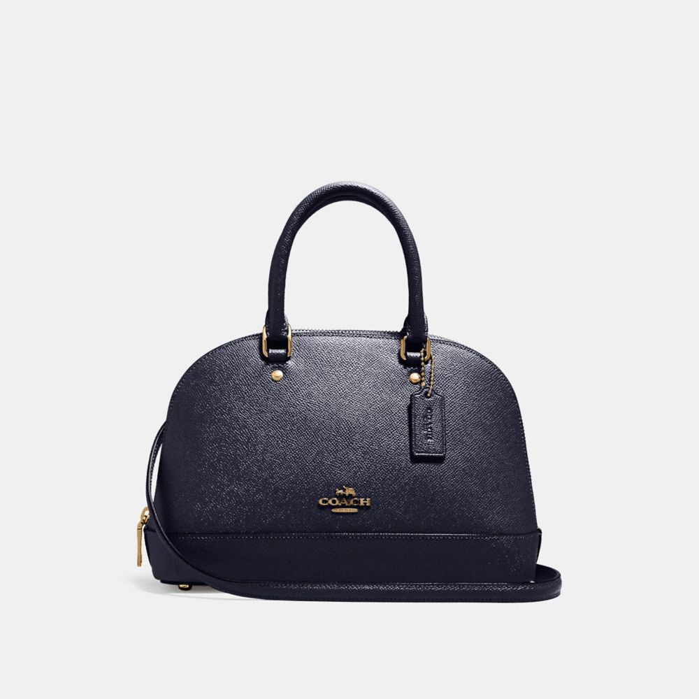 COACH F27591 Mini Sierra Satchel MIDNIGHT/GOLD