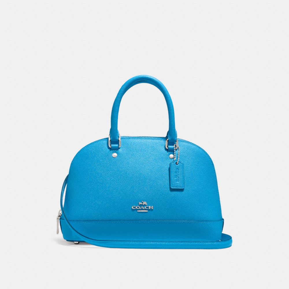 MINI SIERRA SATCHEL - f27591 - BRIGHT BLUE/SILVER