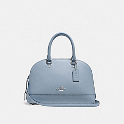 MINI SIERRA SATCHEL - F27591 - CORNFLOWER/SILVER