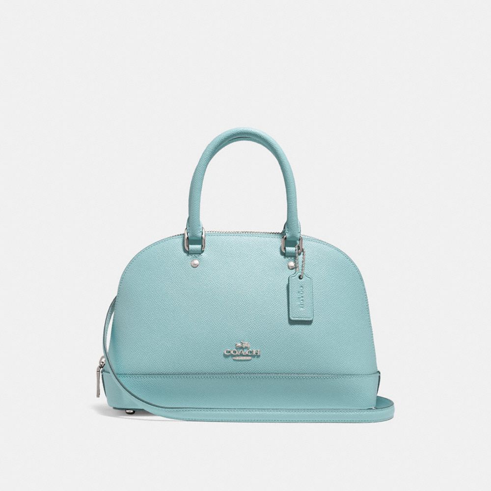 COACH MINI SIERRA SATCHEL - MARINE/SILVER - F27591