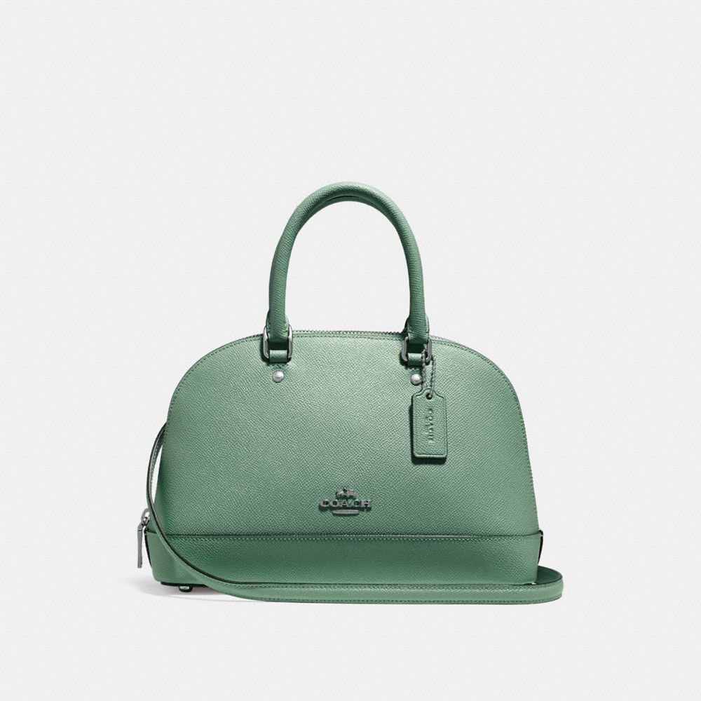 MINI SIERRA SATCHEL - f27591 - LEAF 2/SILVER