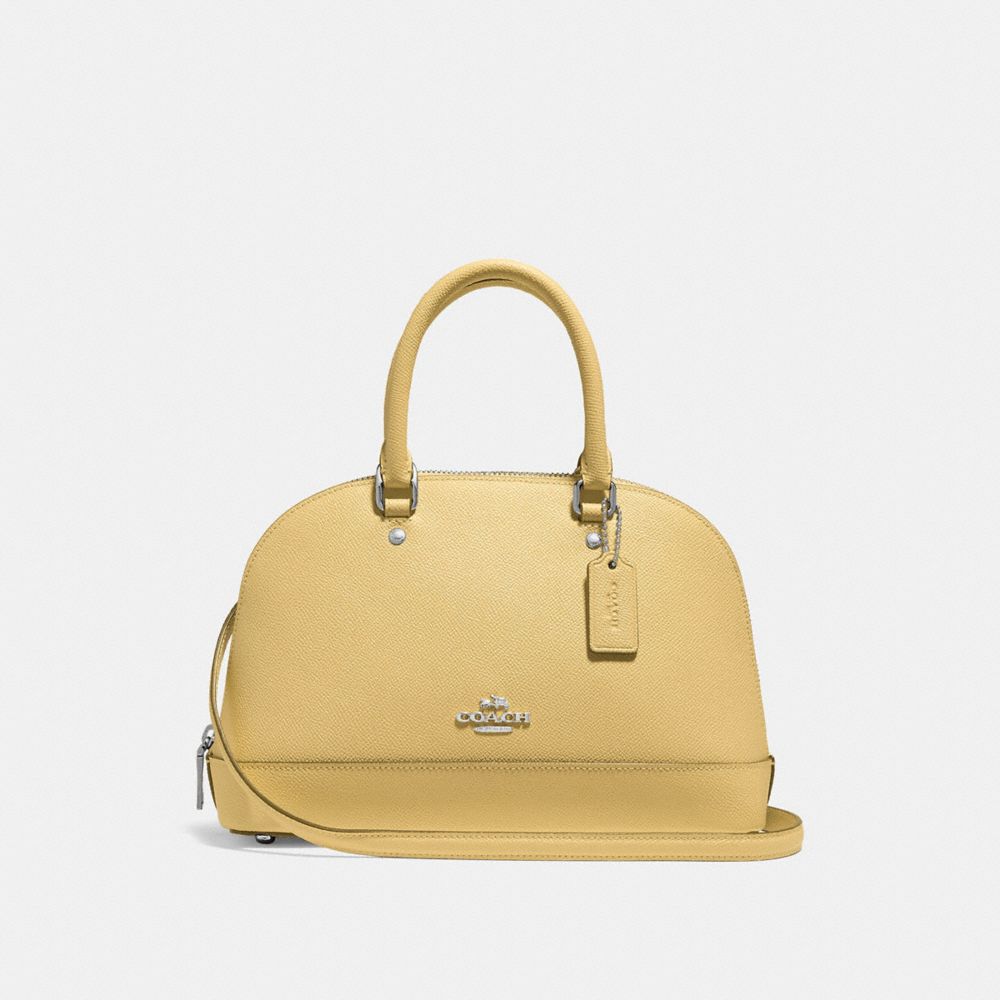 MINI SIERRA SATCHEL - F27591 - LIGHT YELLOW/SILVER