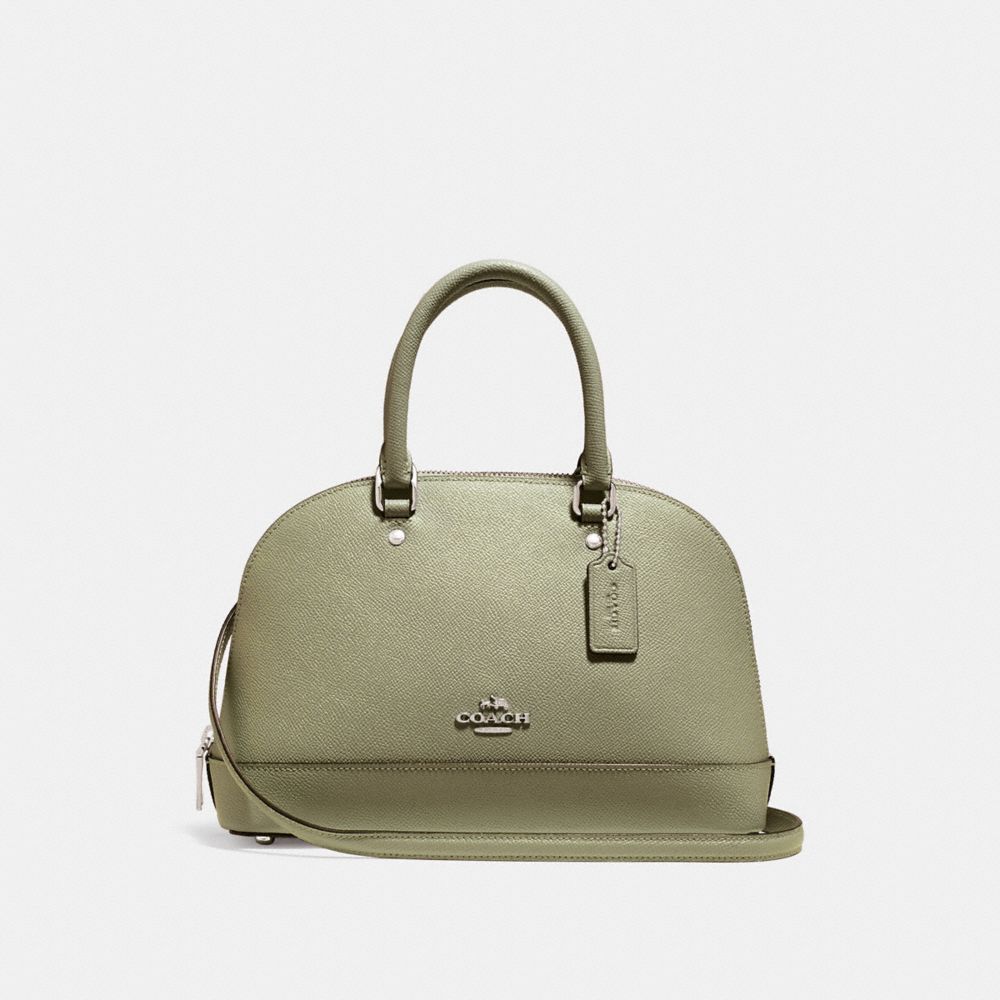 MINI SIERRA SATCHEL - F27591 - LIGHT CLOVER/SILVER