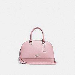 COACH MINI SIERRA SATCHEL - CARNATION/SILVER - F27591