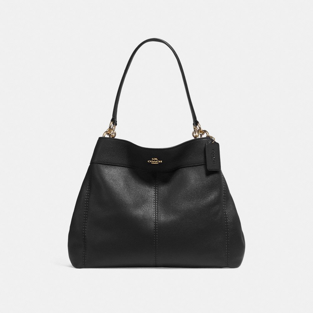 COACH F27593 - LEXY SHOULDER BAG - BLACK/IMITATION GOLD | COACH HANDBAGS