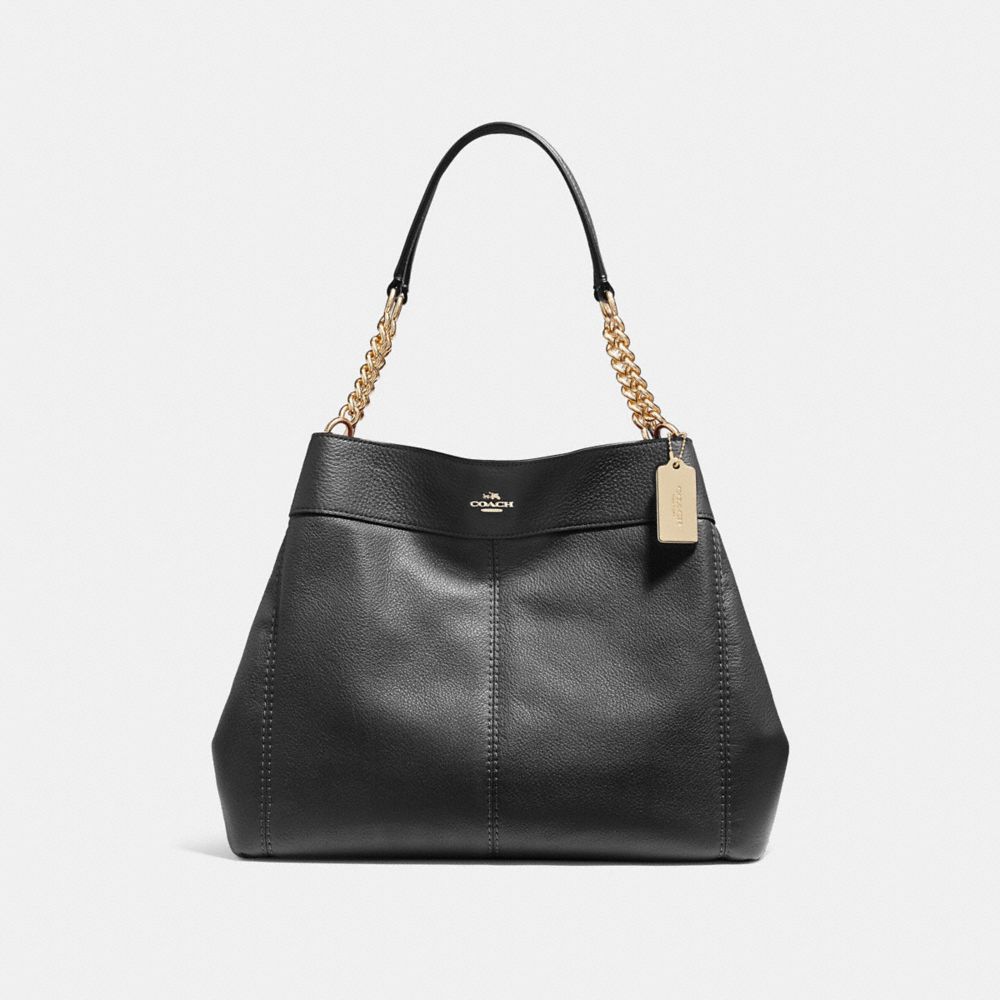 LEXY CHAIN SHOULDER BAG - f27594 - BLACK/IMITATION GOLD