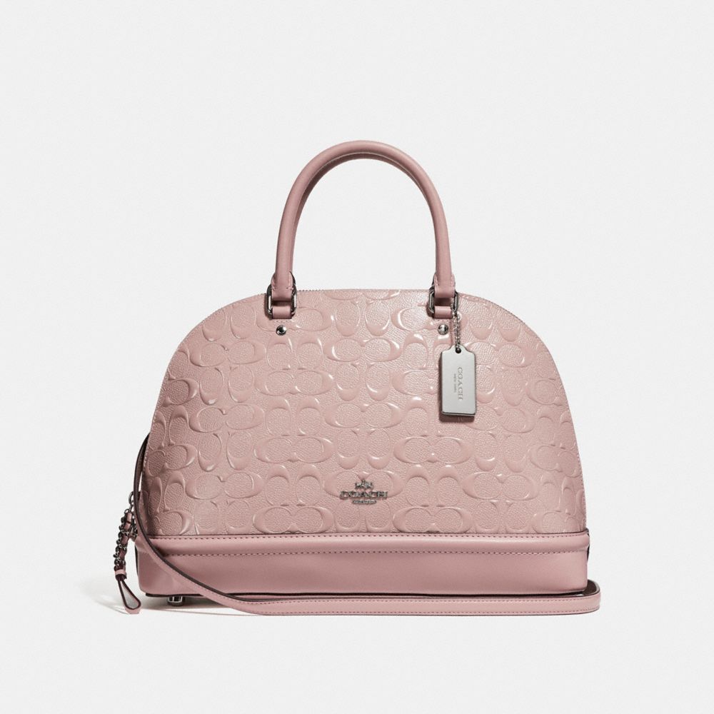 COACH F27598 - SIERRA SATCHEL SILVER/BLUSH 2