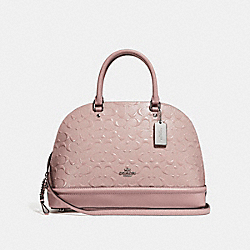 SIERRA SATCHEL - COACH f27598 - SILVER/BLUSH 2