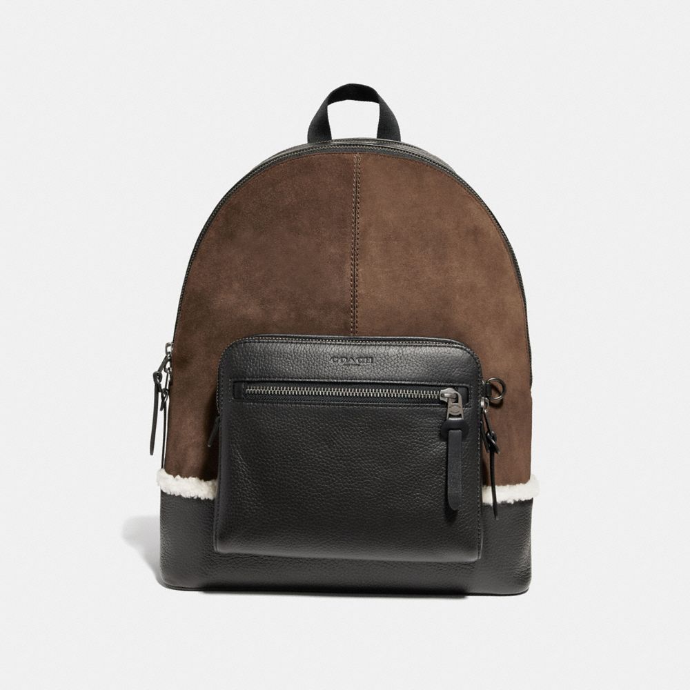 WEST BACKPACK - F27607 - SADDLE MULTI/BLACK COPPER FINISH