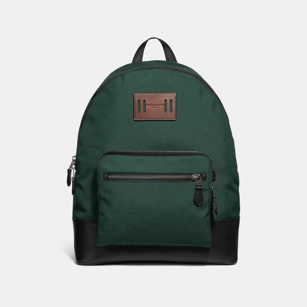 COACH F27609 WEST BACKPACK RACING-GREEN/BLACK-ANTIQUE-NICKEL