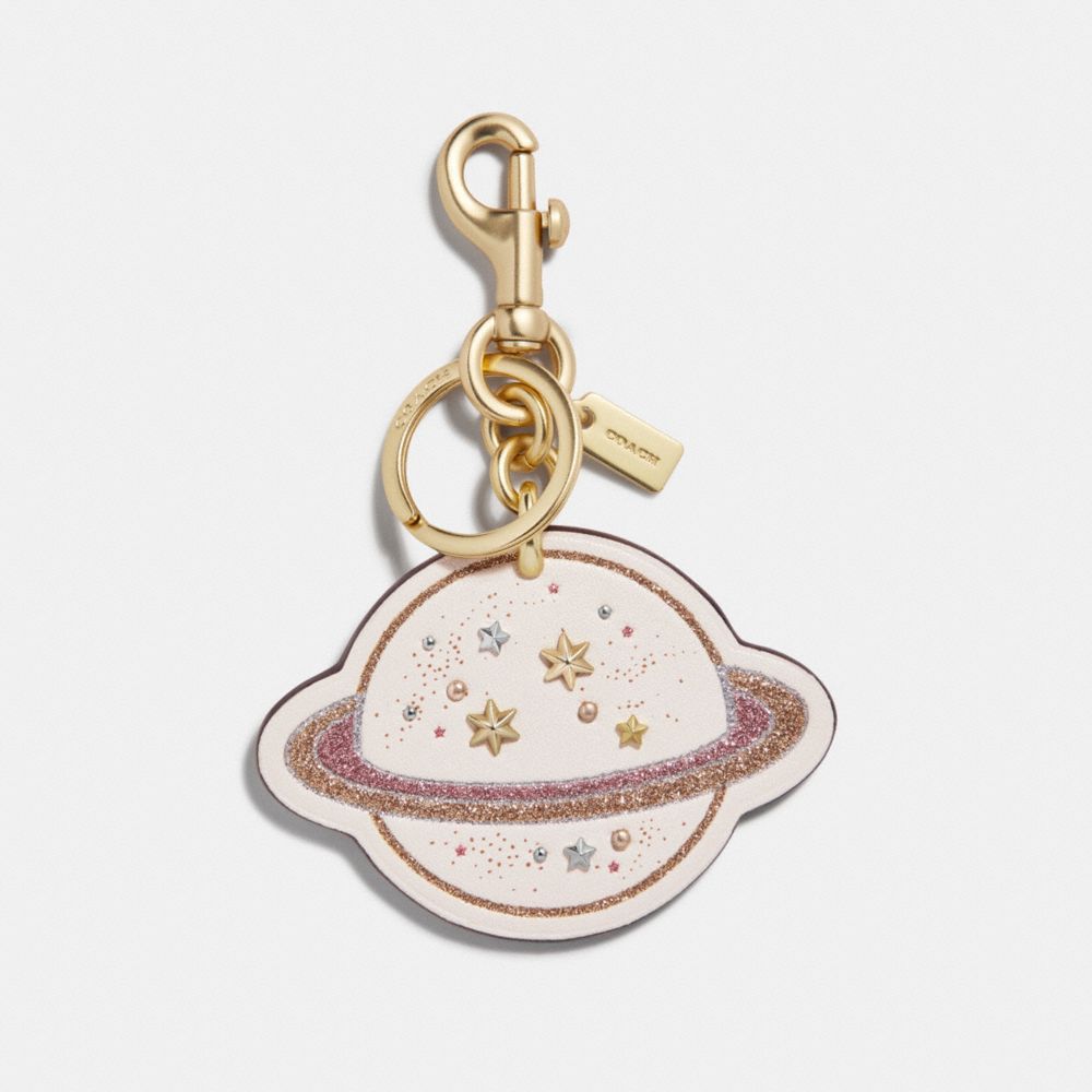 COACH SATURN BAG CHARM - MULTI/GOLD - F27652