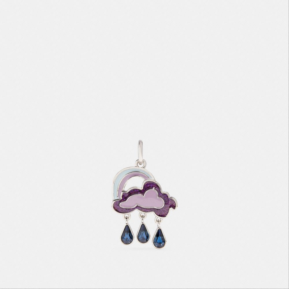 COACH F27751 Cloud And Rainbow Charm ICE PURPLE/SILVER