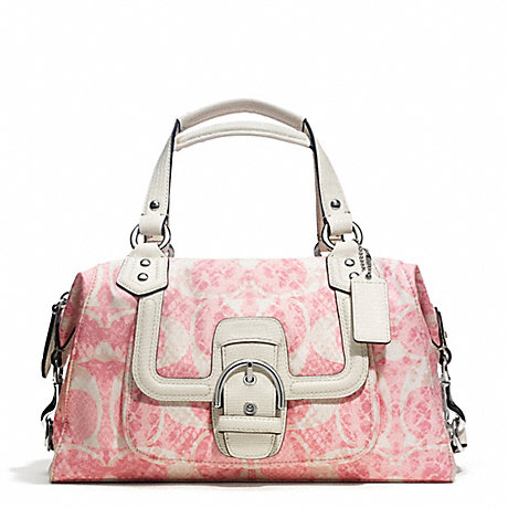 COACH F27892 CAMPBELL SNAKE C PRINT SATCHEL ONE-COLOR