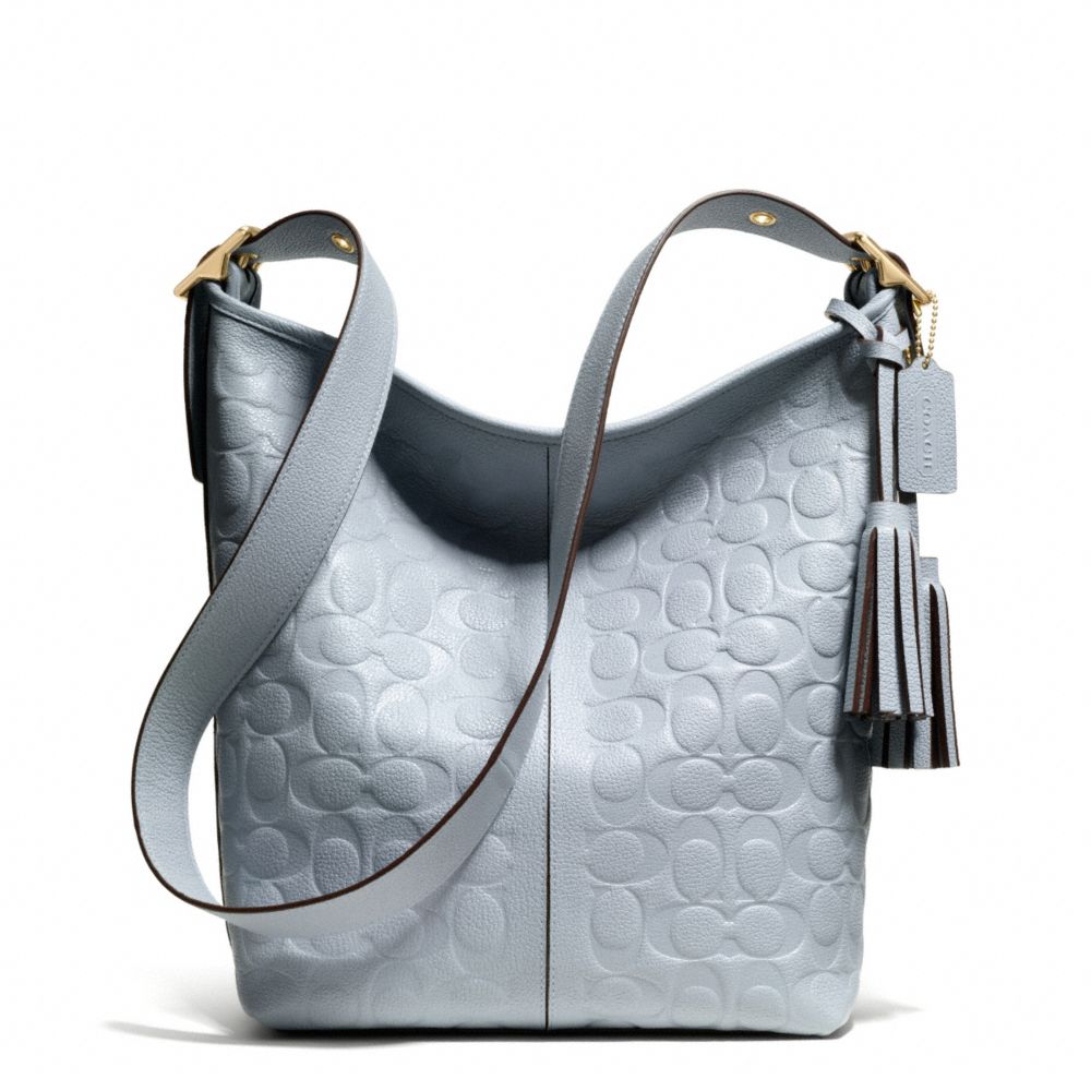 EMBOSSED LEATHER DUFFLE COACH F27959
