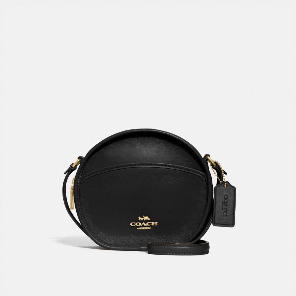 COACH F27971 Canteen Crossbody BLACK/LIGHT GOLD