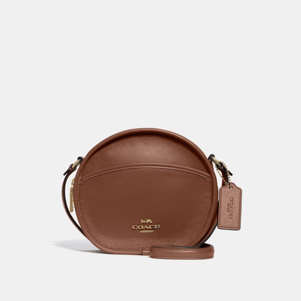 CANTEEN CROSSBODY - F27971 - SADDLE 2/LIGHT GOLD