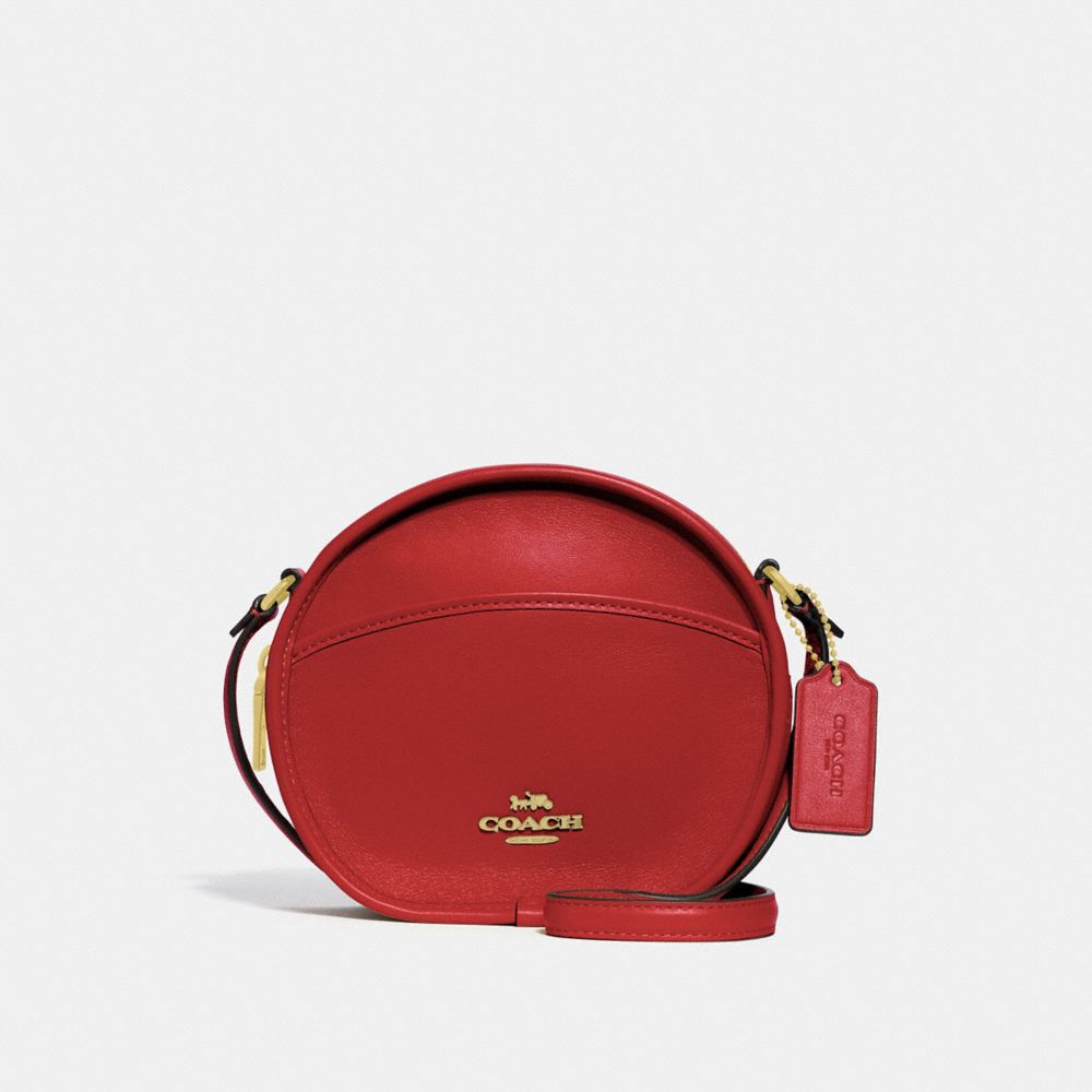 COACH F27971 CANTEEN CROSSBODY RUBY/LIGHT-GOLD