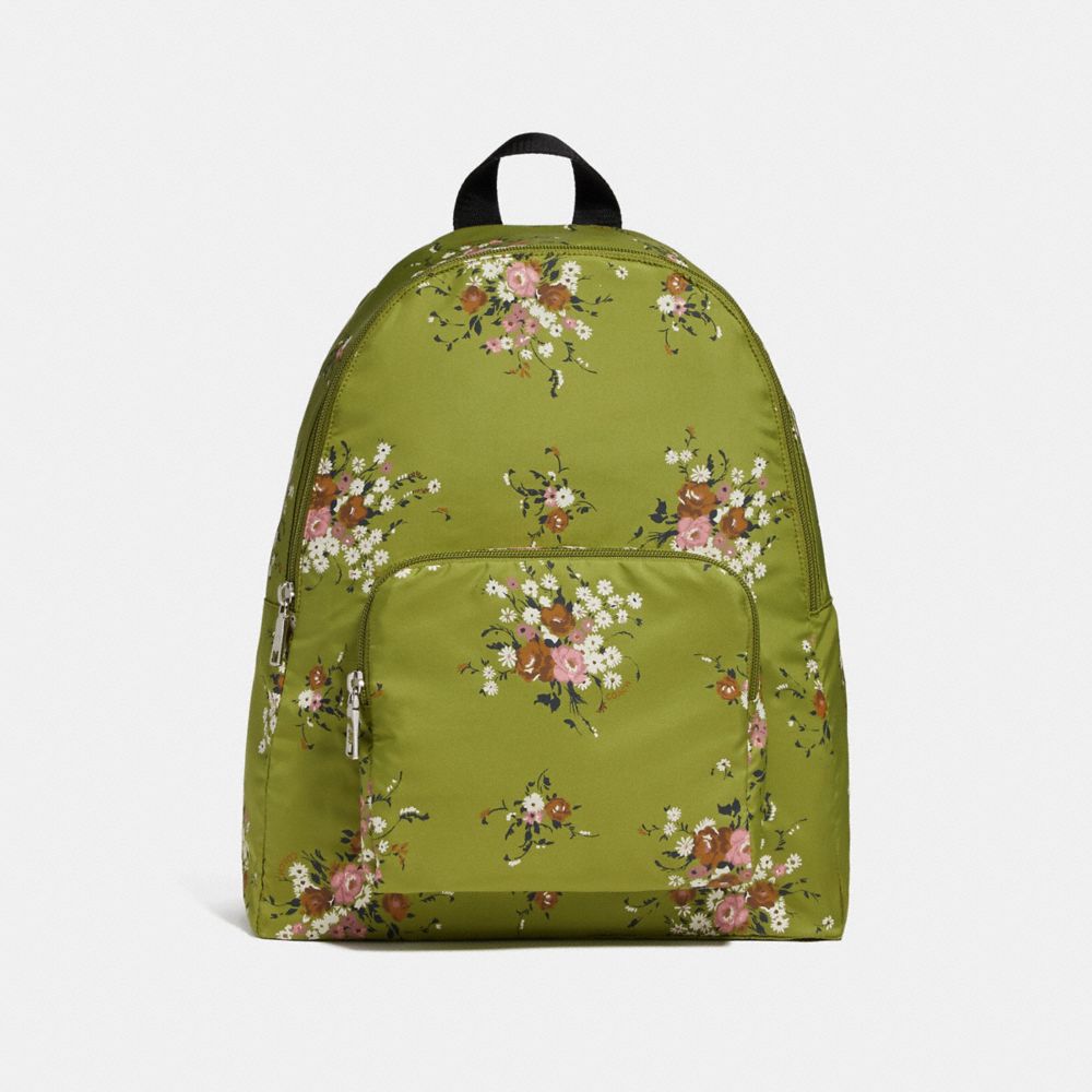 COACH F27977 Packable Backpack With Floral Bundle Print SVNHY