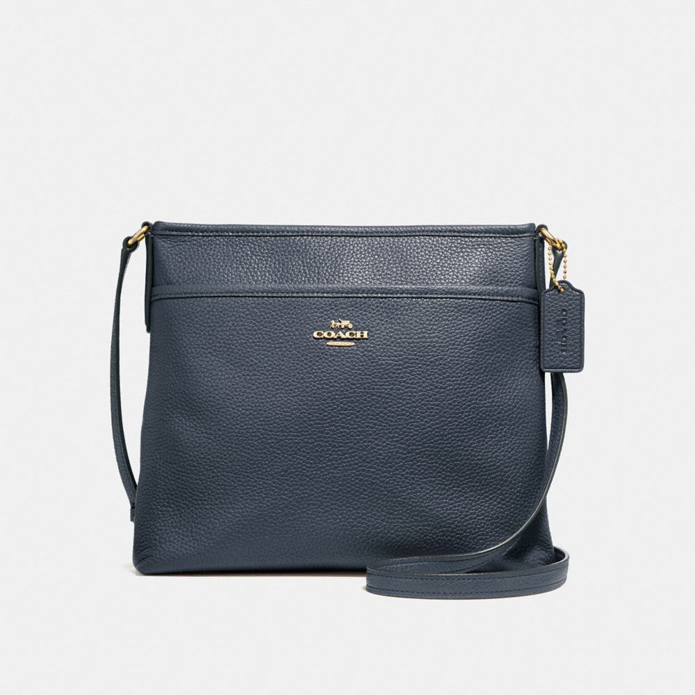 FILE CROSSBODY - MIDNIGHT/IMITATION GOLD - COACH F28035