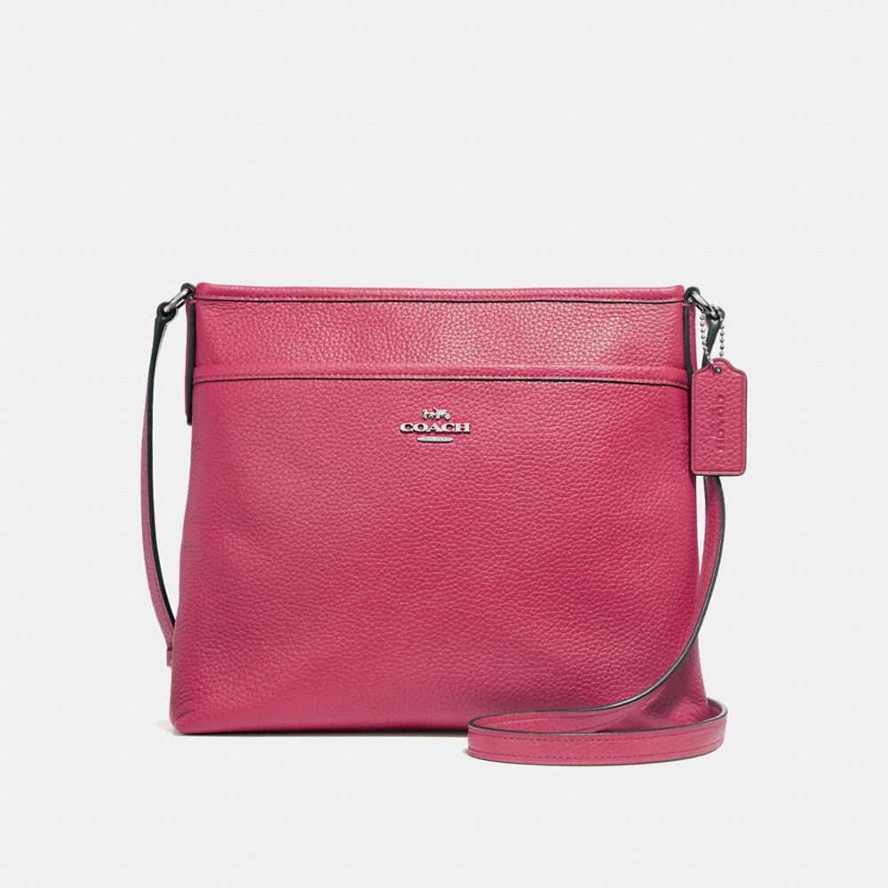 FILE CROSSBODY - f28035 - SILVER/HOT PINK