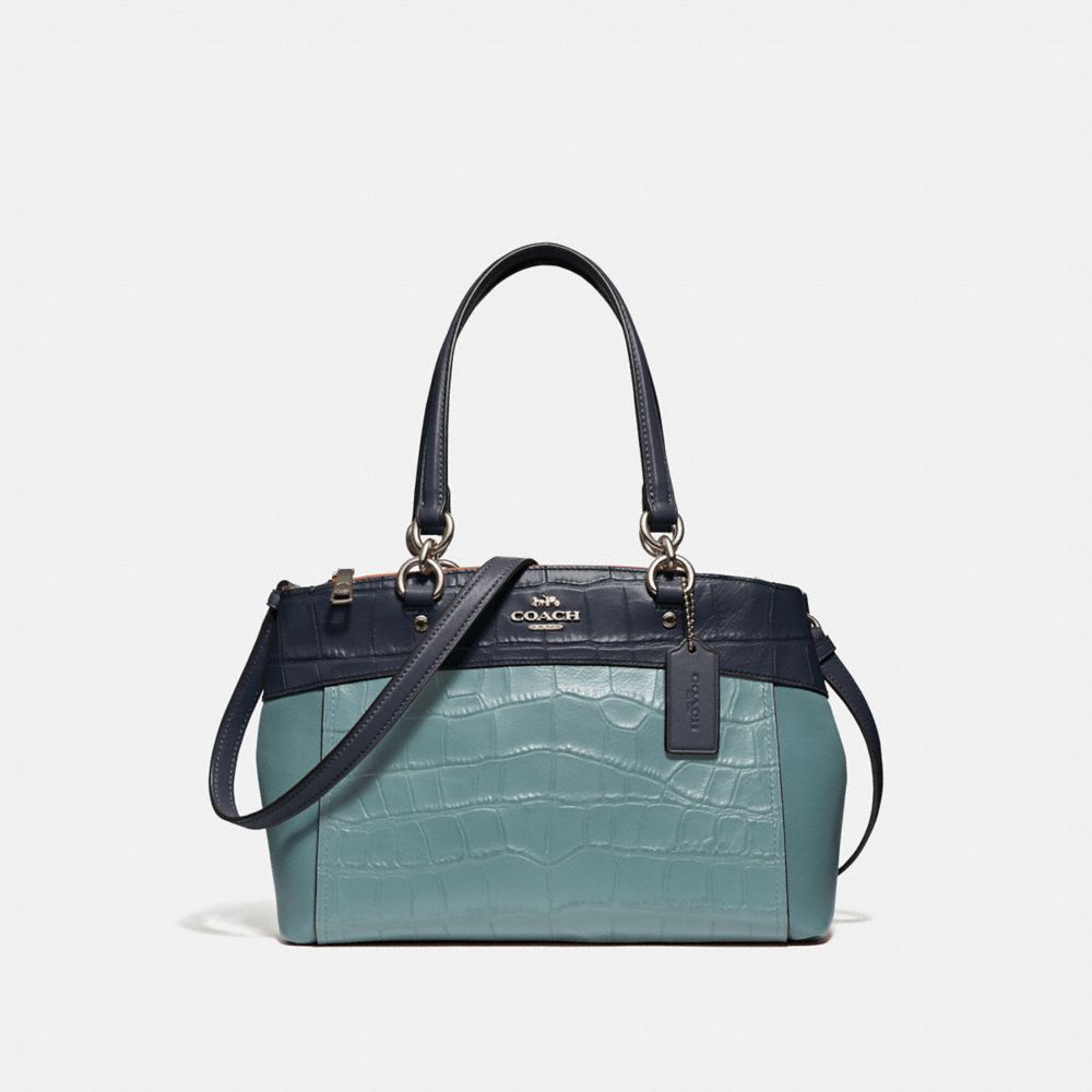 COACH f28079 MINI BROOKE CARRYALL IN COLORBLOCK SVNGV