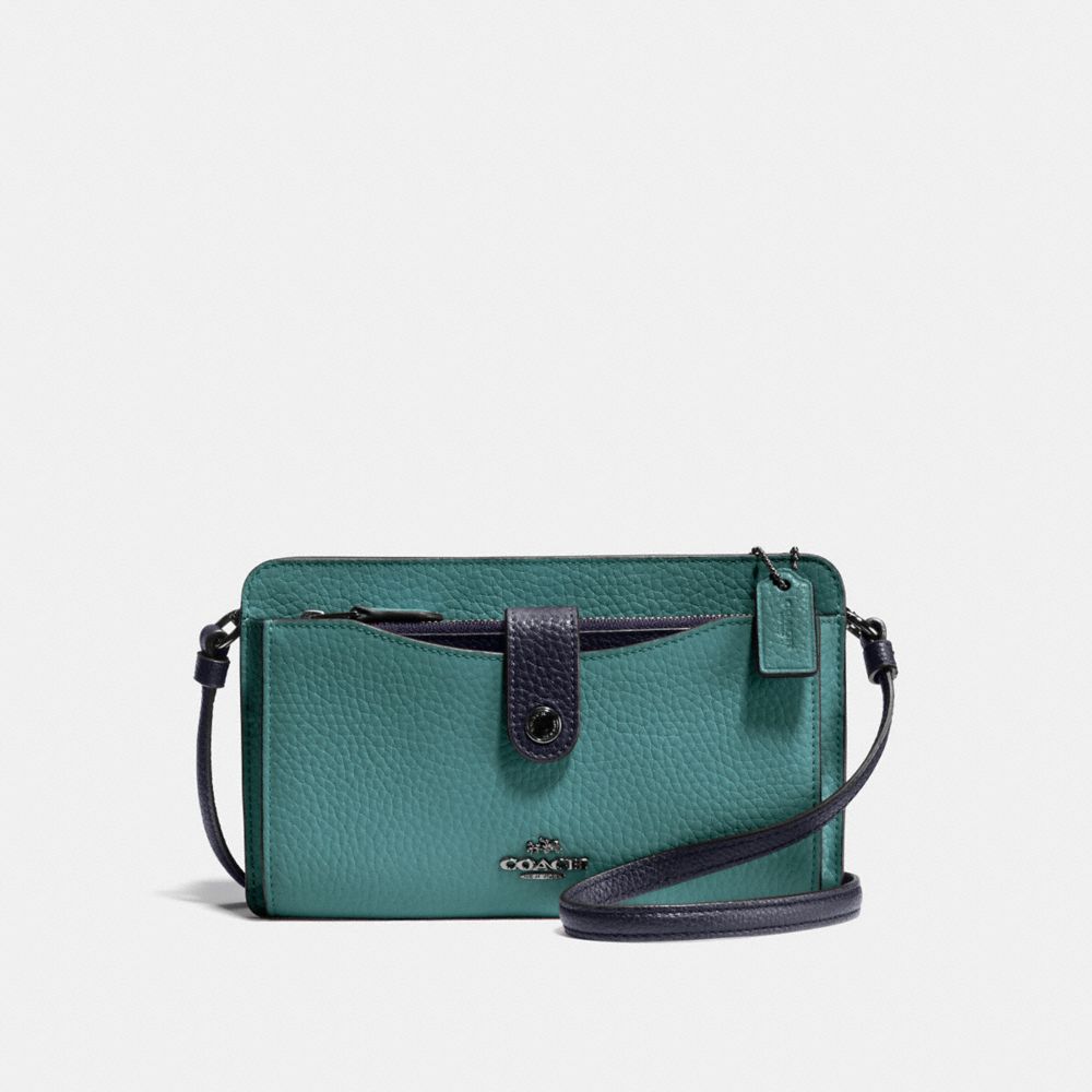 NOA POP-UP MESSENGER IN COLORBLOCK - MARINE MULTI/SILVER - COACH F28337