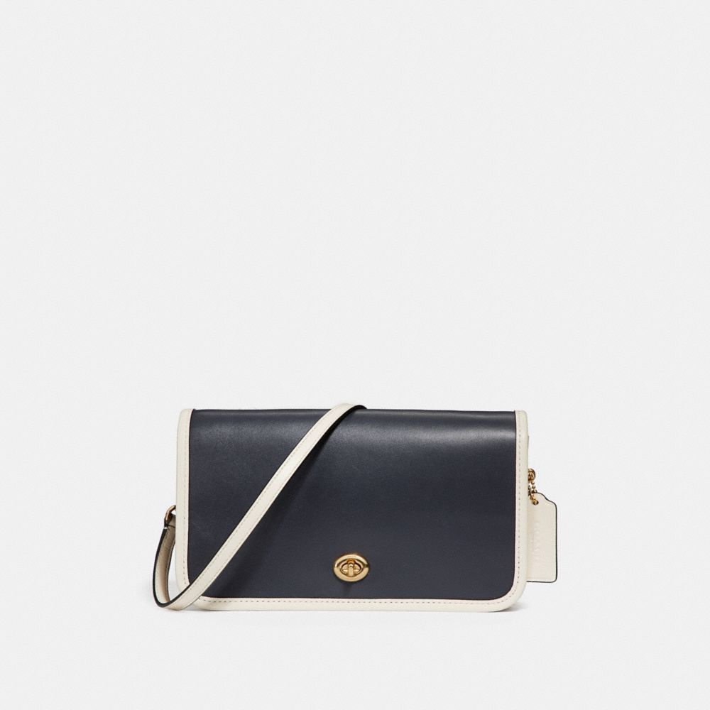 COACH PENNY CROSSBODY - MIDNIGHT/CHALK/Light Gold - F28358