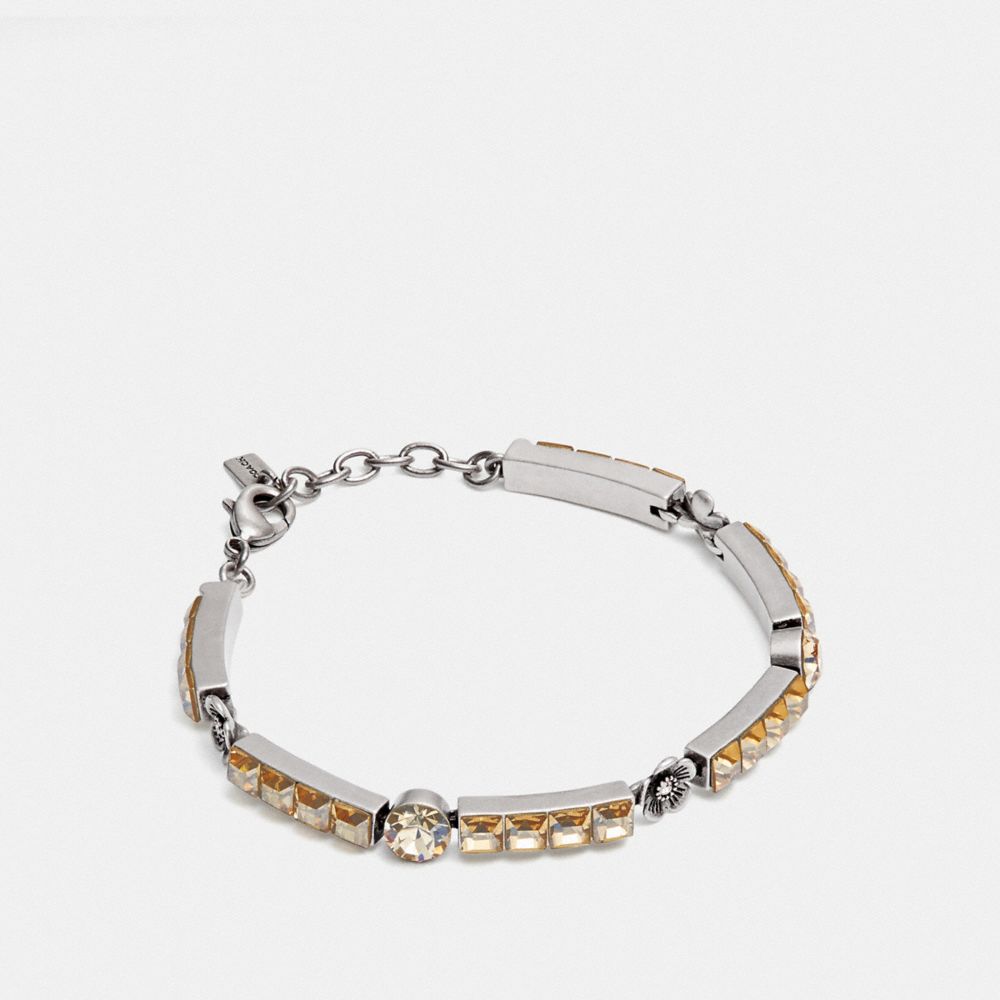 COACH F28538 Tea Rose Tennis Bracelet SV/ROSE