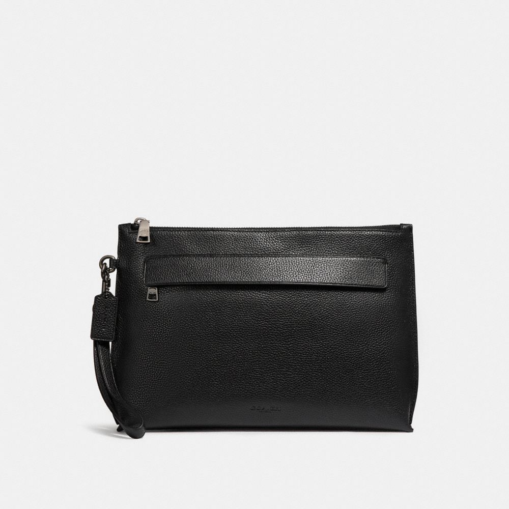 COACH CARRYALL POUCH - BLACK - F28614