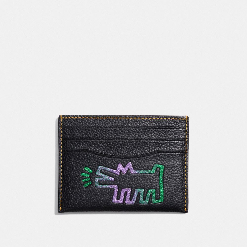 COACH F28686 Coach X Keith Haring Card Case BP/BLACK