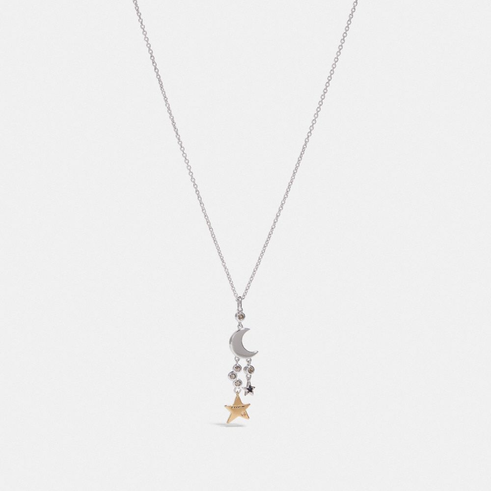 COACH F28707 - STAR CLUSTER NECKLACE MULTI/RHODIUM