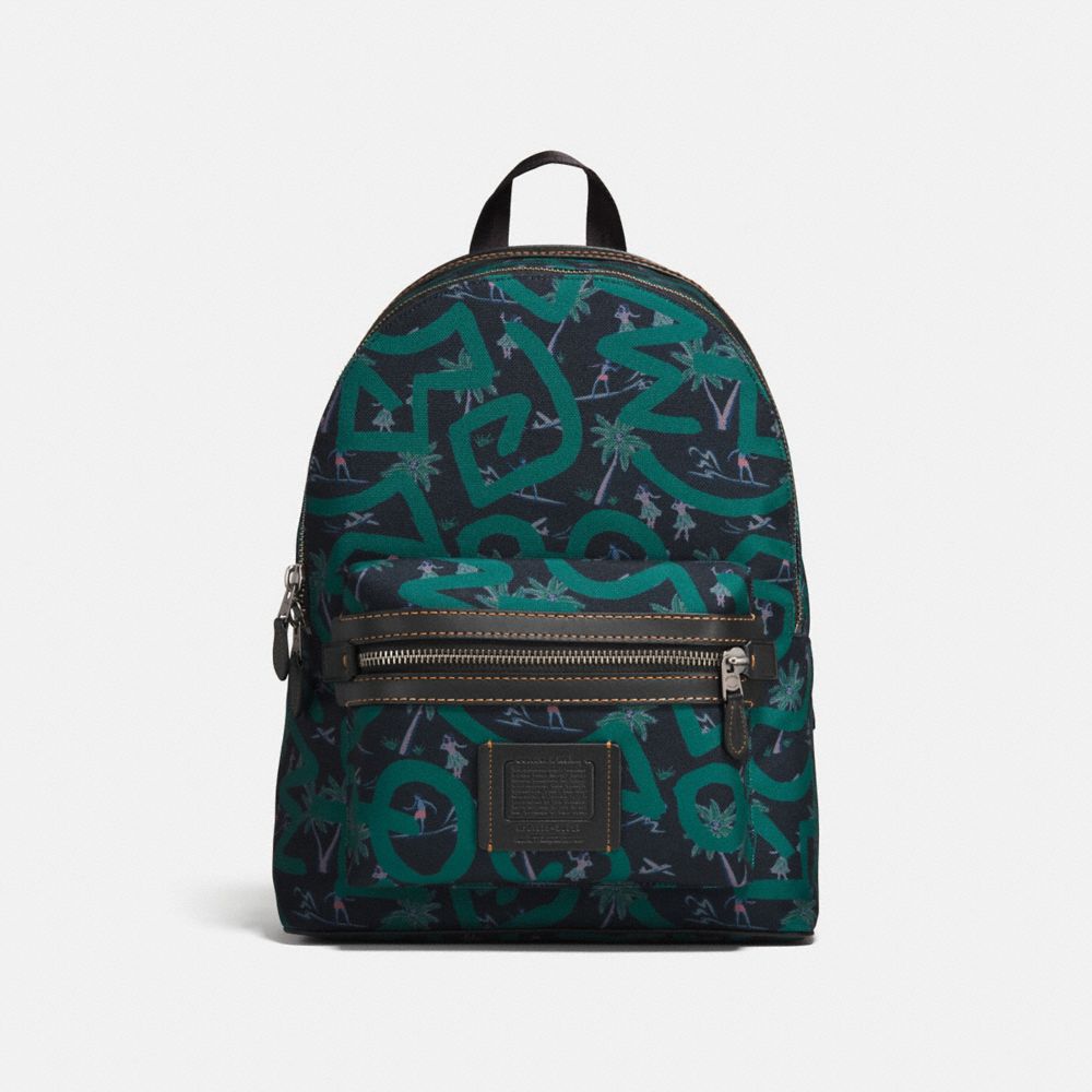 COACH F28757 COACH X KEITH HARING ACADEMY BACKPACK JI/BLACK HULADANCE