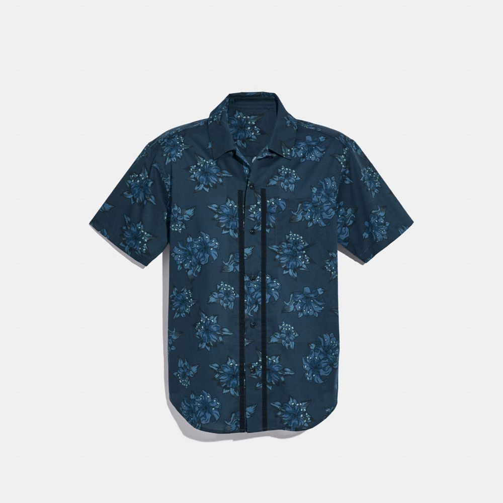 PRINTED SHORT SLEEVE SHIRT - LI7 - COACH F28845