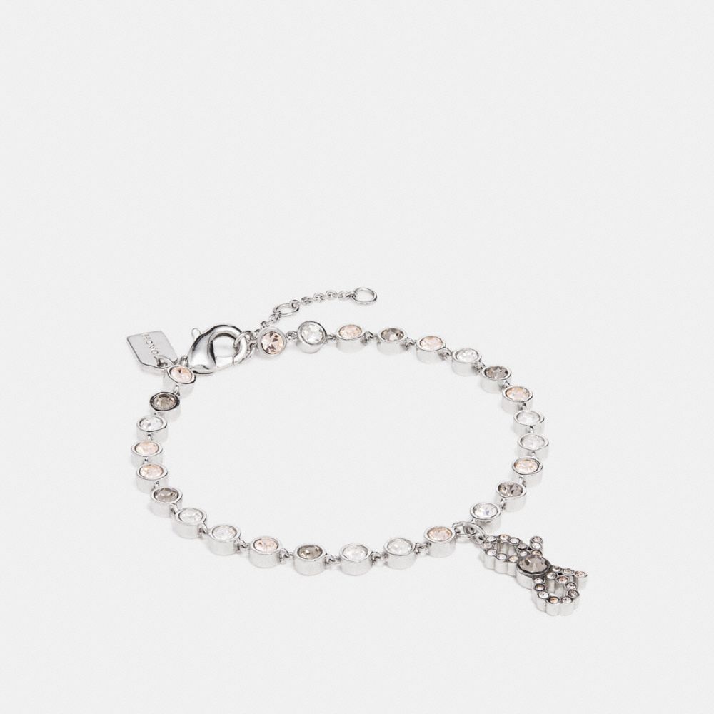 COACH F28867 - BOW CHAIN BRACELET MULTI/SILVER