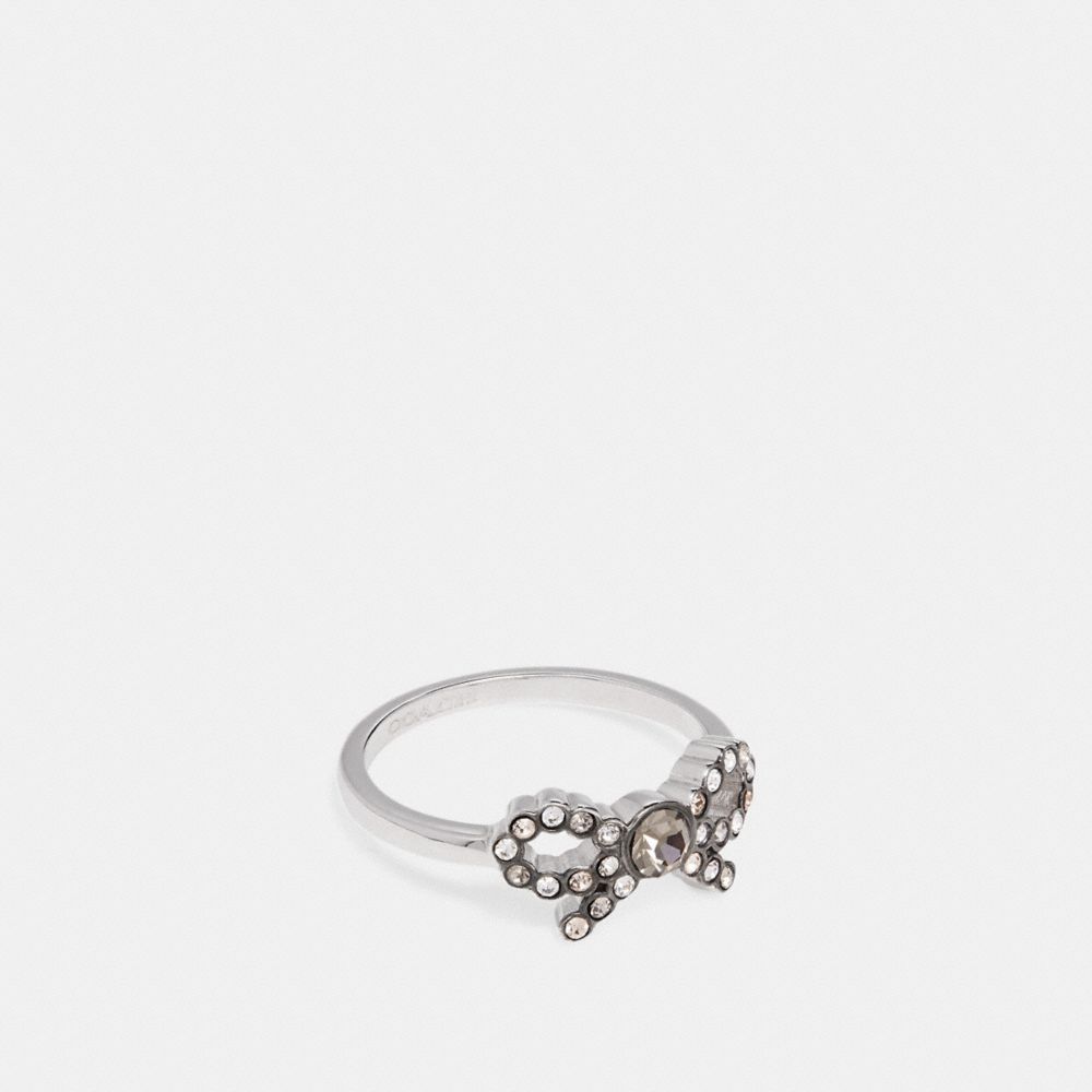 BOW RING - MULTI/SILVER - COACH F28871