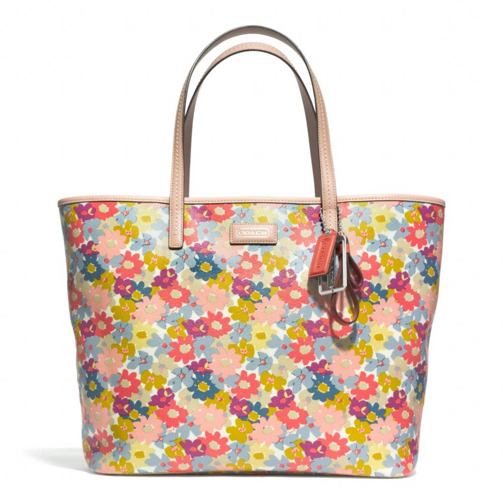 COACH F28908 METRO FLORAL PRINT TOTE ONE-COLOR